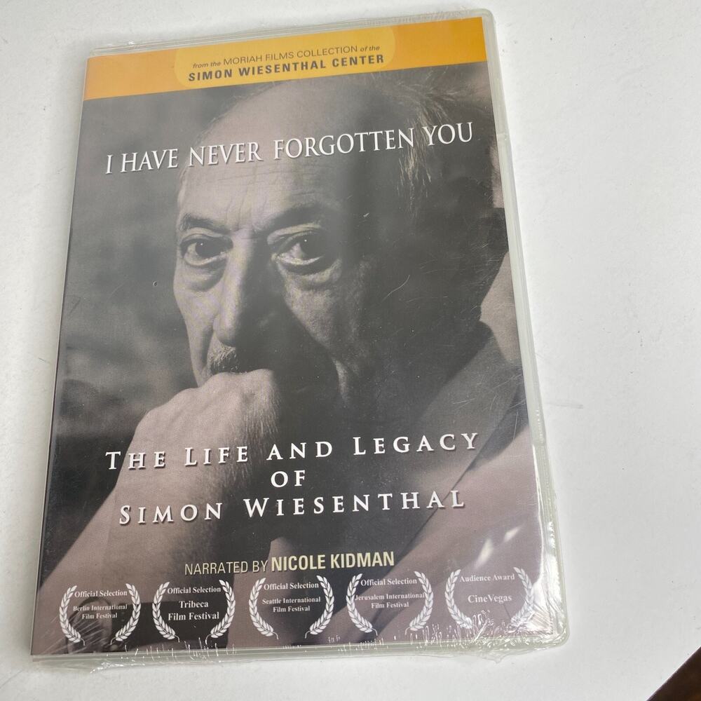 The Life and Legacy Simon Wiesenthal DVD Sealed NEW I Have Never Forgotten You